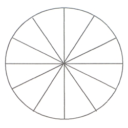 KR303A 30 degree increment reticle