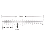 Ruler reticle