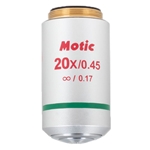 Motic Plan UC 20x Strain Free Microscope Objective Lens