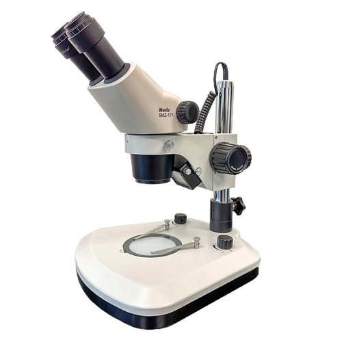 Motic Smz 171 Stereo Zoom Microscope On Led Stand
