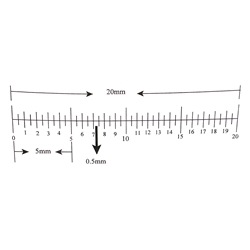 Ruler reticle