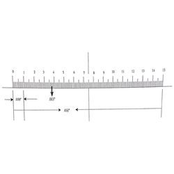 Ruler reticle
