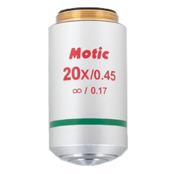 Motic Plan UC 20x Strain Free Microscope Objective Lens