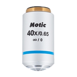 Motic Plan UC Achromat No Cover Glass 40x Objective Lens