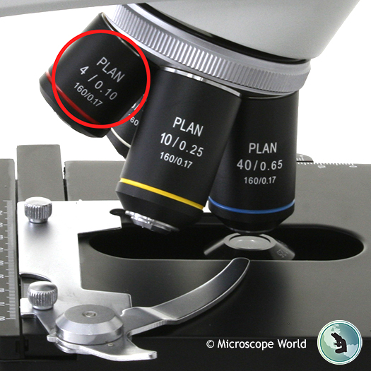 Microscope 4x Objective Lens Microscope 4x Objective Lens